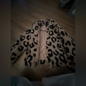 cheetah print jacket